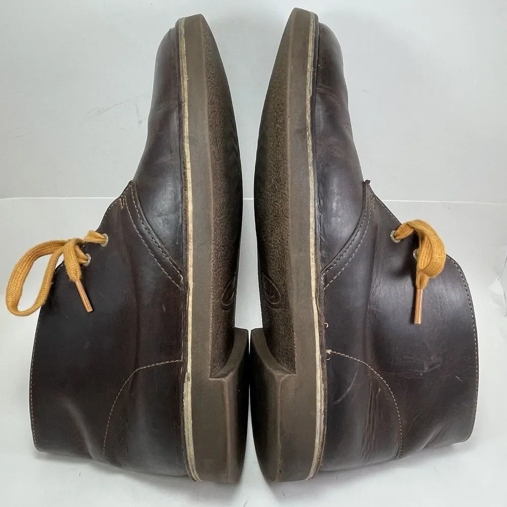 Clarks Original Desert Boot Men's 8 Brown Beeswax Leather Lace Up Comfort Shoes
